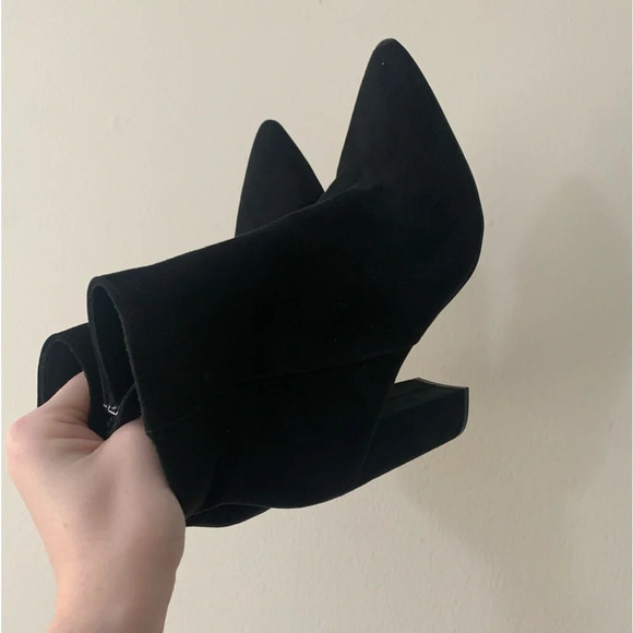 Shoe Dazzle Rosamund Block Heeled Booties - Picture 3 of 7